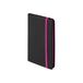 Shoppartners Notitieboekje pu-leer kaft roze met elastiek 9 x 14 cm