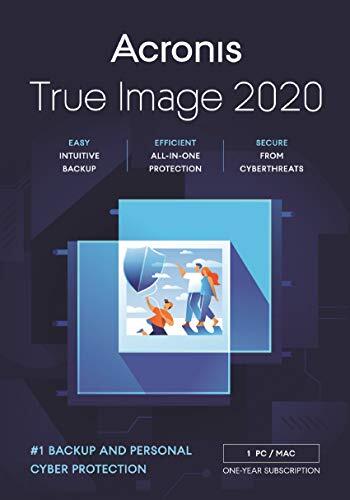 Acronis True Image 2020 Advanced Edition 250 GB Cloud Storage 1 Mac/PC (1 Year Subscription)