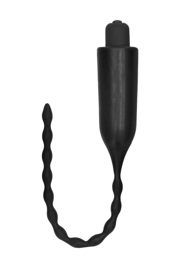 ElectroShock E-Stimulation Vibrating Urethral Sounding Plug - Black