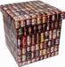 BISCOTTINI Opvouwbare poefcontainer van bier eco-leer