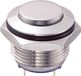 TRU COMPONENTS Bouton-poussoir résistant au vandalisme GQ16H-10/J/N 48 V/DC 2 A 1x Off/(On) Momentané IP65 Nickelé Plastique 1 pièce(s)