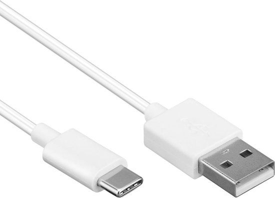 Goobay USB-C naar USB-A Kabel - 0.1m - Wit - 10 stuks
