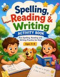 Spelling, Reading & Writing Activity Book: Fun Spelling, Reading and Writing Practice for Kids Ages 5–8