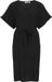 VILA VICLO V-NECK 2/4 MIDI DRESS NOOS Zwart Dames 38