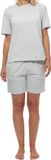 Schiesser Dames pyjama Cotton grijs