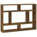 VidaXL Wandschap 75x16x55 cm bewerkt hout gerookt eikenkleurig