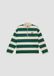 s.Oliver Gestreepte Sweater met Polokraag en Rits - Crème - Maat 134/140