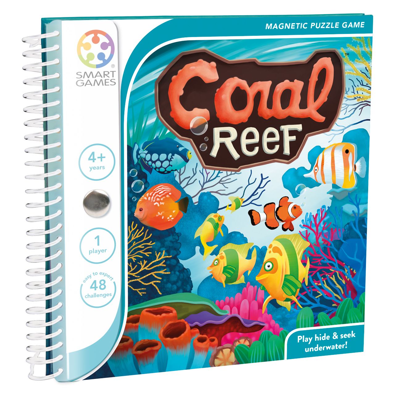 SmartGames Coral Reef - Denkspel voor Kinderen - 48 Uitdagingen - Vanaf 4 Jaar