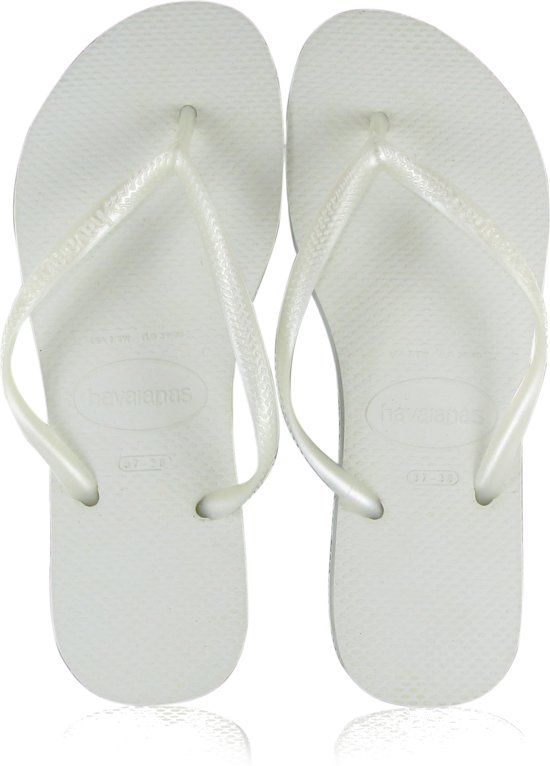 Havaianas Slim Slippers Maat 35/36 Vrouwen wit
