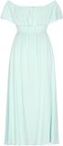 IZIA Maxi Jurk Off Shoulder Jelly Mint
