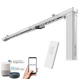 ABALON Gemotoriseerde WiFi Gordijnrail (5 meter, Wit)
