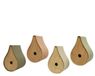 Decoris Vogelhuisje bamboe l18.5b18h28cm a4