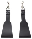 Repose-pieds en cuir, 32 cm de haut