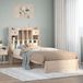 Maison Exclusive - Lit-bibliothèque sans matelas, 75x190 cm, pin massif
