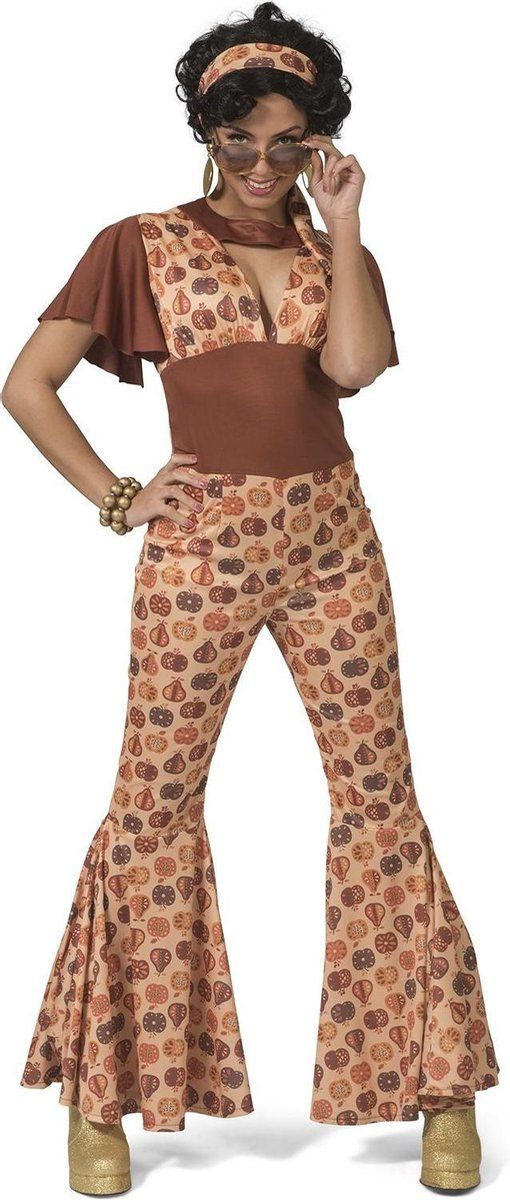 Funny Fashion Natuur Groente & Fruit Kostuum | Jaren 70 Appels En Peren Fruit | Vrouw | Maat 40-42 | Carnaval kostuum | Verkleedkleding