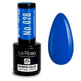 LaRosa Vernis Gel Semi Permanent CRÈME BLEU COBALT - Vernis Semi Permanent Ongles Gel UV LED Soak Off Haute pigmentation et Longue Durée - 9ml (No. 028)