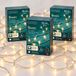 Lumineo Kerstverlichting - 80 leds - warm wit - 600 cm - transparant snoer - timer en dimmer