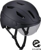 BBB Cycling Move Faceshield Transparant Fietshelm BHE-57 - Speed Pedelec, E-bike & Snorfiets - NTA 8776 - Mat Zwart - Maat M