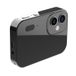 ZELURXX appareil photo numérique OLED tactile 64MP avec 3 objectifs, vidéo 4K, transfert OTG, carte mémoire 32 Go, noir