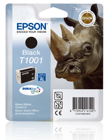 Epson Rhino inktpatroon Black T1001 DURABrite Ultra Ink single pack / zwart