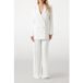 Guess by Marciano GUESS Nina Double Breasted White Peaks Blazer