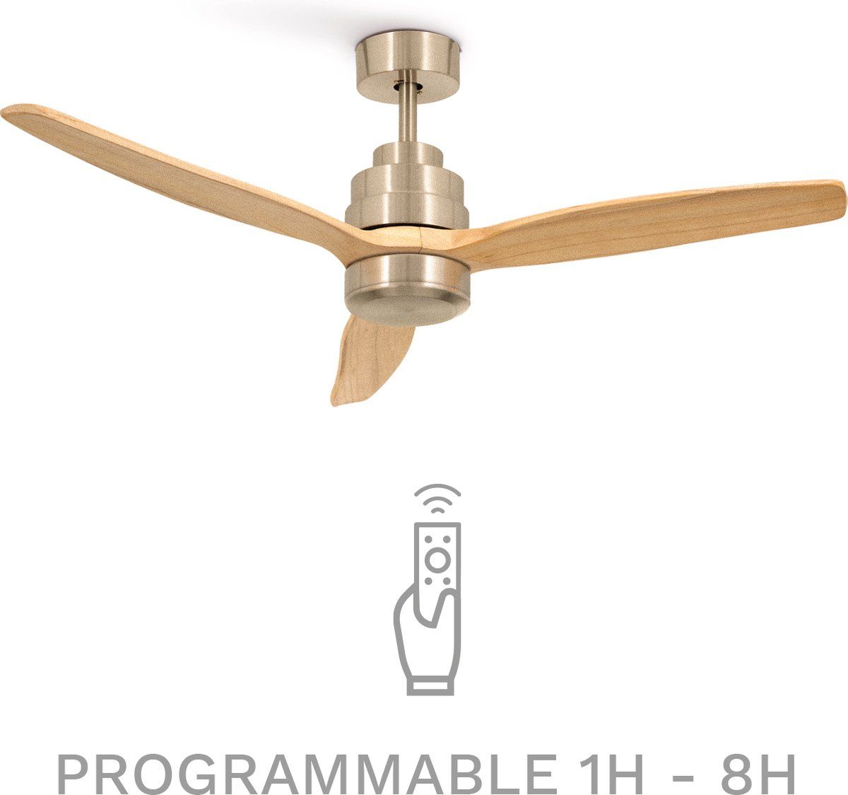 WINDSTYLANCE DC NICKEL - Plafondventilator