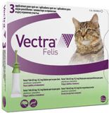 CEVA VECTRA Felis - Vlooiendruppels voor katten 0.6 t/m 10 kg - 3 pipetten - Anti Vlooienmiddel Kat