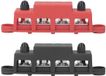 Wan GmbH Bloc de distribution de courant pour voitures et camping-cars - 2 pièces, DC48V, 250A, vis M8, 4 bornes