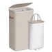 SONGMICS Wasmand, 100 liter wasmand met deksel, 1 uitneembare | Easy Assembly wassorteerder met handgrepen, 41,9 x 32,6 x 74,9 cm, cappuccino, BROSI Collection ULCB811LH01
