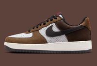 Nike Air Force 1 Low Retro Sneakers Maat 38.5 White Black Bison