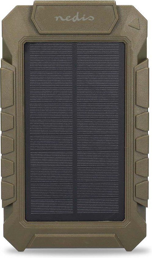 Nedis Zonnepaneel - 5 / 6 / 12 V DC - 0.5 / 1.0 A - DC Jack - Groen - WCPBK80GN