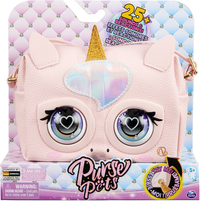 Spin Master Purse Pets - Glamicorn Eenhoorn Interactieve Tas en Knuffel met meer dan 25 geluiden en reacties