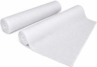 Kaemingk Decoris Sneeuwdeken - 2x - 100 x 200 cm - wit - polyester - ondergrond kerstdorp