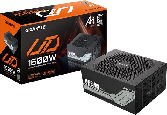 Gigabyte UD1600PM PG5 AI TOP Voeding 1600W 80+ Platinum