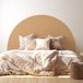 Stickers Tête de lit - Couleur tendance - 220 x 150 cm - Idéal lits 180 cm - Adhésif mat