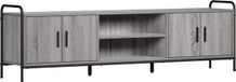 vidaXL Tv-meubel 167,5 x 33 x 50 cm Grijs Sonoma Bewerkt hout