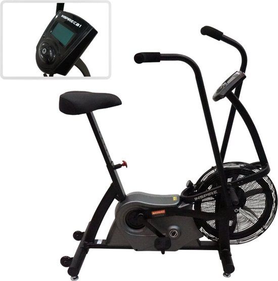 Inspire Fitness Airbike - Fan Bike - Hometrainer - Zwart - Met LCD scherm