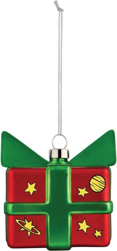 Alessi Le Palle Quadrate Cobosmico GJ02 16 - Rood/Groen - 7cm - Glas