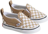 Vans Classic Slip-On V Baskets Junior Marron - Blanc
