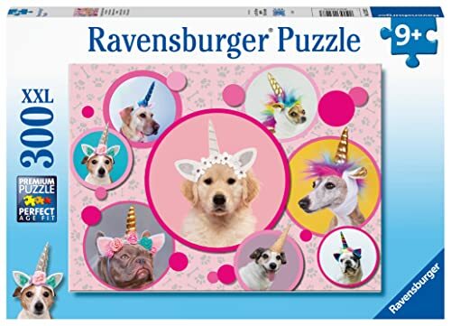Ravensburger 13297 Eenhoorn Party 300-delige puzzel voor kinderen vanaf 9 jaar, veelkleurig