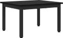 vidaXL Salontafel Zwart Eiken 60 x 50 x 36 cm Bewerkt Hout