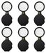 6 loupes, 10x, 50 mm, noir