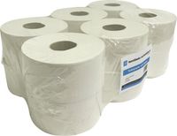 4UStore Mini Jumborol Toilet Paper - 2-Ply - 12 Rolls x 180m - White