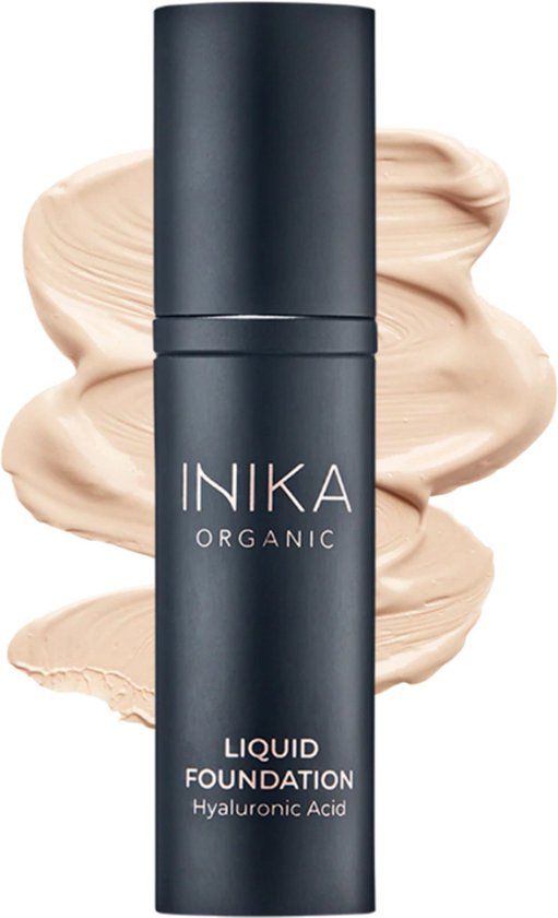 INIKA Liquid Foundation with Hyaluronic Acid - Nude - 30ml - Vegan