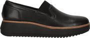 CLARKS Zylah Sky Loafers Zwart Leer Dames Maat 39