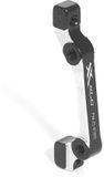 XLC Adaptateur de frein BR-X22 – Freins Post Mount – Usiné CNC – 160 mm arrière – Noir/Argent