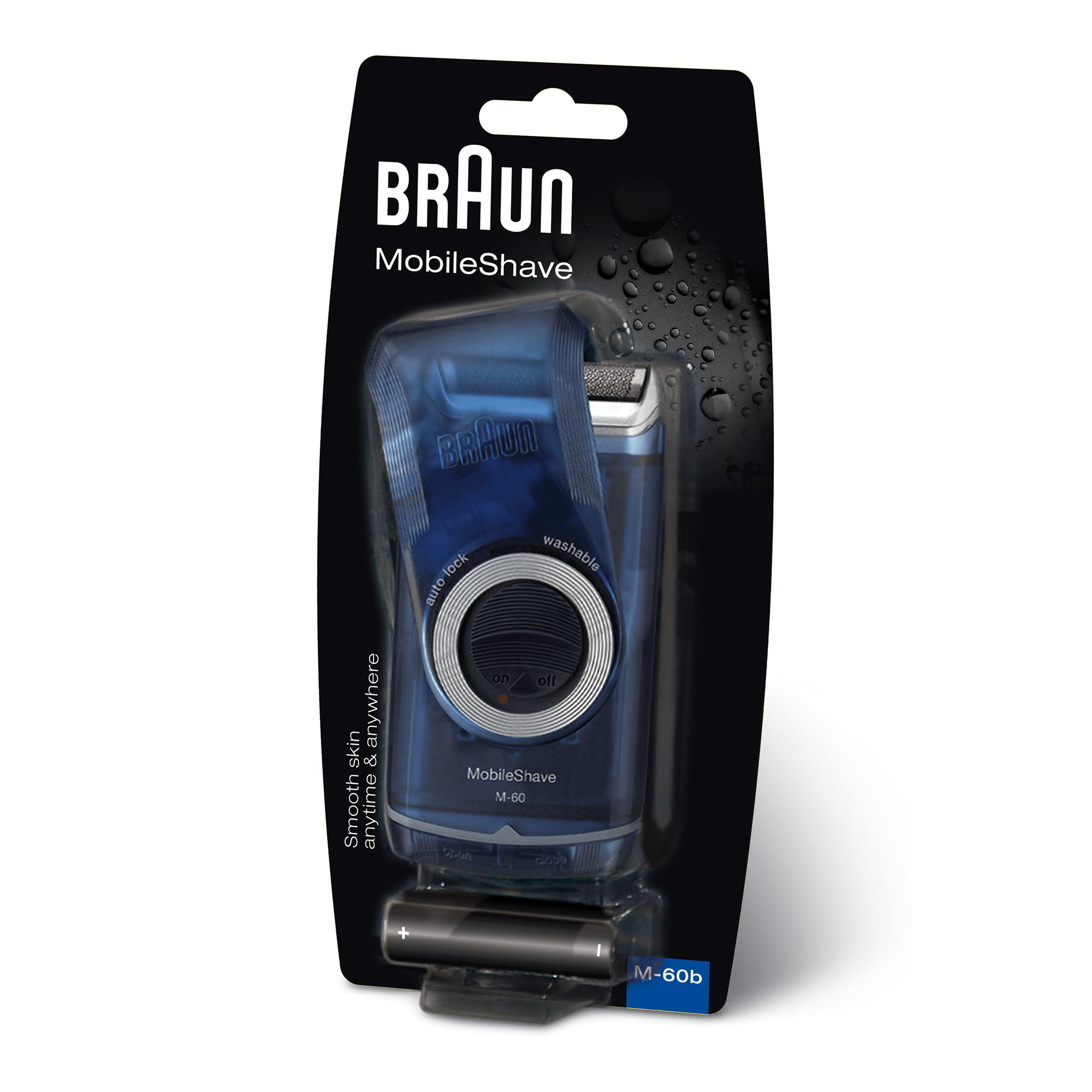 Braun PocketGo M60b MobileShave draagbaar scheerapparaat