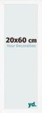 yd. Cadre photo 20x60 cm Blanc Mat MDF