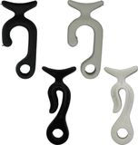 Nuova Rade - Crochet pour pare-battage - Blanc - Polyamide - 7 mm