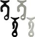 Nuova Rade - Crochet pour pare-battage - Blanc - Polyamide - 7 mm